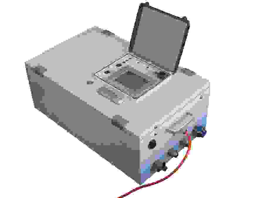 Messgerät DPG-C3 zur automatischen Spülung, Durchfluss- und Dichtigkeitsprüfung von Erdwärmesonden.