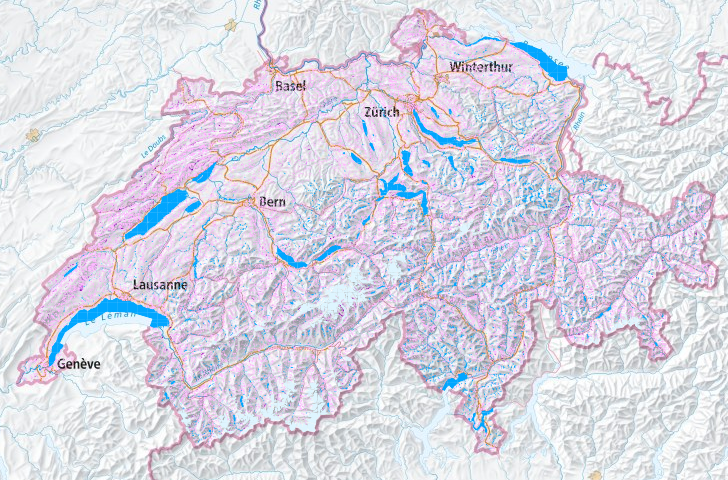 Bitte auf das Bild klicken, um die Karte in map.geo.admin.ch anzusehen.